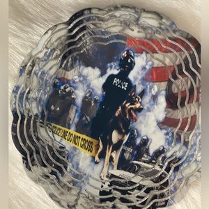 8” wind spiner with design on both sides